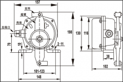 耐腐蚀双向拉绳开关HFKLT2-I、HFKLT2-II工厂直营