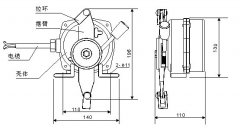 卓信营销XLLS-I、XLLS-II防爆双向拉绳开关输送机保护拉绳开关